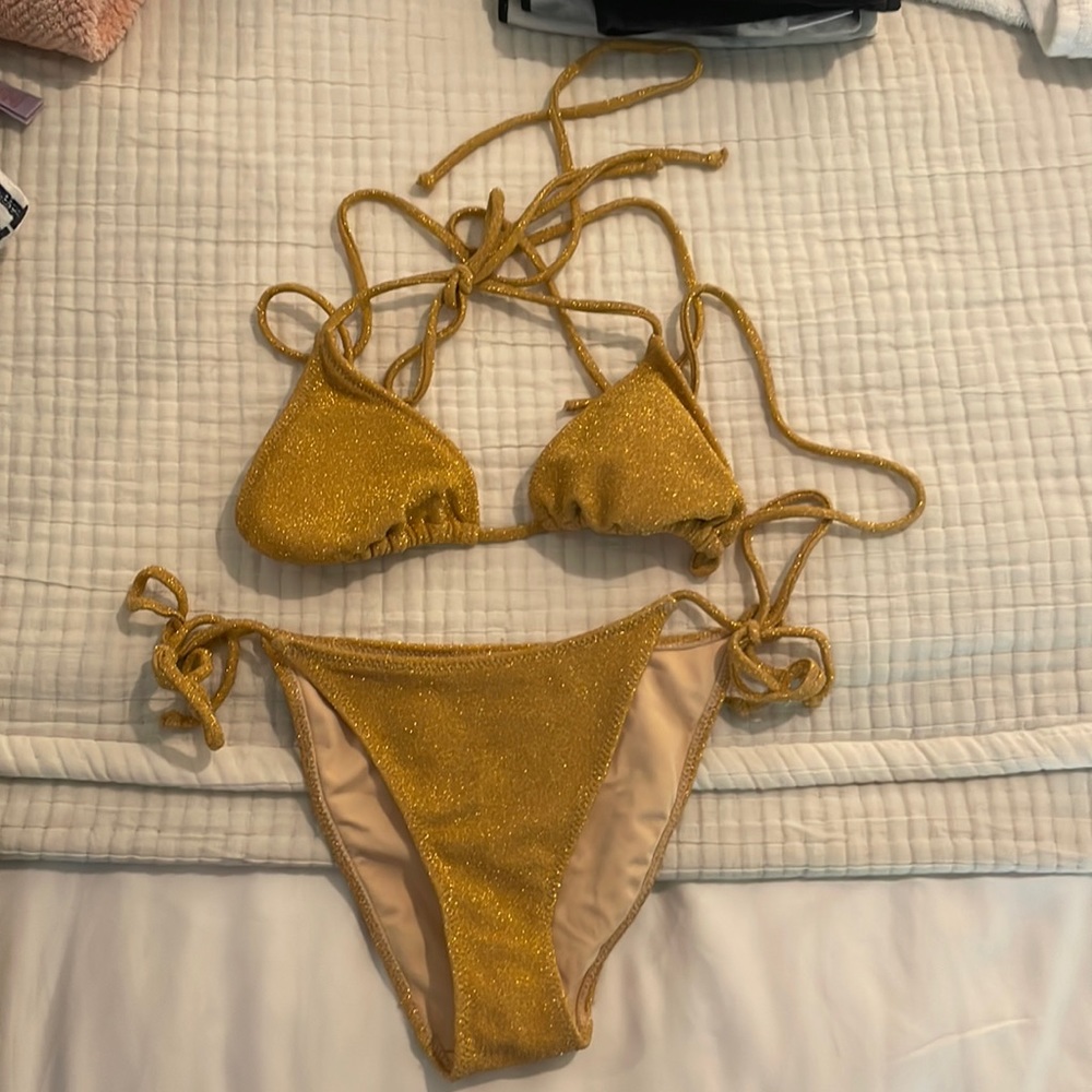 Kendall & Kylie Gold Bikini